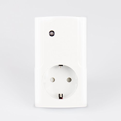 Tecvance Funksteckdosen-Set für Innen, 4 Funksteckdosen mit Fernbedienung und Batterien, GS-zertifiziert, integrierte Kindersicherung, weiß - 3