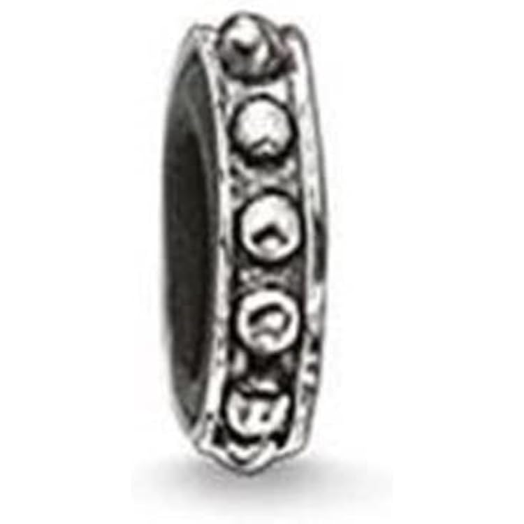 Thomas Sabo Stoppeur Collier Bracelet Karma Beads - Argent 925 Noirci Silicone - KS0008-648-12