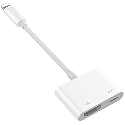 Hoidokly Adaptador a HDMI convertidor de Cable de Phone a HDMI Adaptador HDMI Digital AV Conector a HDMI para Phone XS/XS MAX/XR/X/8/7 /6/5 Series/Pad Air/Mini/Pro/Pod Touch