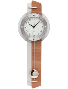 Moderne Wanduhr mit Funkwerk, Funkuhr, batteriebetrieben - Modern Style AMS -Casilina- 5271