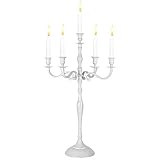 Diseño creativo y desmontable en candelabro individual, con tres o cinco brazos