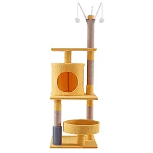 Meri SHOPP Cat Climbing Stand Cat Tree Tower Condo Scratcher House Furniture