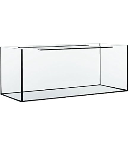 LANDEN Randloses Aquarium – 90 X 50 X 50 Cm, 208 Liter, 10 Mm Eisenarmes Glas | Inkl. Schwarzer Nivelliermatte