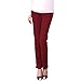 Maternity Adjustable Waist Slant Pockets Front Casual Thick Pants