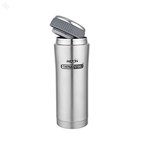 milton thermosteel soup flask 350ml silver