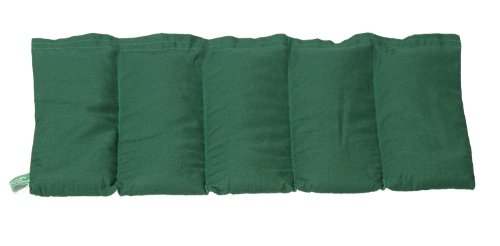 Preisvergleich Produktbild Wärmekissen Roggenkissen Körnerkissen ROGGEN 50x20cm dunkelgrün