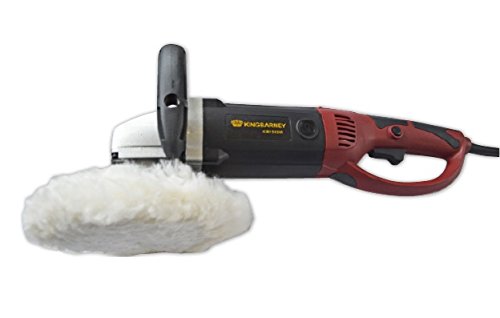Kingbarney XL Profiset – Poliermaschine / Schleifmaschine inkl. Koffer 1500 Watt Set 2 + Polierschwamm Zubehörset – 26 Teile – Polierer – Auto polieren - 4