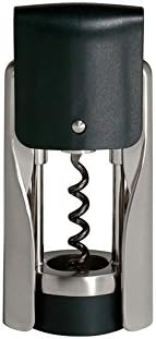 Rabbit Kitchen Corkscrew, Stainless Steel, Black