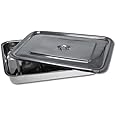 Medical Instrument Tray With Lid Stainless Steel Size 8 * 6