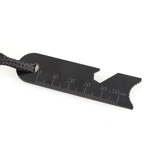 TOMOUNT Outdoor Magnesium Feuerstarter Anzünder Zündstahl Feuerstahl mit Eisenkratzer - 4