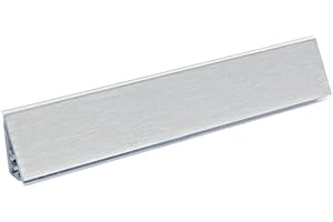 INFERRAMENTA Alzatine per Cucina | Spalletta Triangolare Inox | 50,60,90,100,120,150,180,200,240,250 cm | Complete di Accessori di Fissaggio (200 cm)