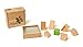8 Piece Tegu Asterisk Magnetic Wooden Block Set, Mahogany