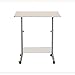 Produktbild AFDK Abnehmbare mobile Stehpult/höhenverstellbarer Computerarbeitsplatz Rollende Präsentation Cart-Learning Desk Student Desk (Weiß Lose),80 * 40 cm