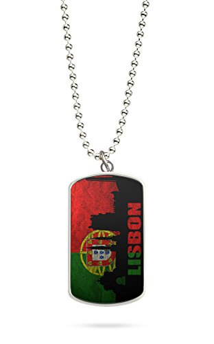 Kette Dog Tag Anhänger Portugal Lissabon 1