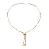 TAOtTAO Damen Kristall Strass Vergoldet Armreifen Armband Schmuck einstellbar (Gold)