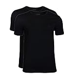 Cuello redondo BOSS T-Shirt RN 2p Co Camiseta, Negro (Black 1), Medium (Pack de 2 para Hombre