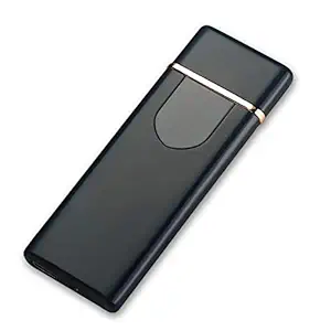 usb charging finger touch cigarette lighter- Black