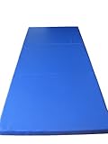 Weichbodenmatte Klappmatte 3 x klappbar Blau, Rot, Gelb - 