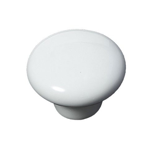 FBSHOP(TM) 10x33mm Weiß Porzellan Möbelknöpfe Griffe Knauf MöbelKnopf Tür für Schränke, Schubladen, Truhen, Schlafzimmer, Badezimmer ,Kindermöbel Schubladengriffe Dekorative - 2