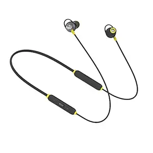 (Renewed) Infinity Glide 120 Wireless Bluetooth In Ear Neckband Earphone with Mic (Black & Yellow)