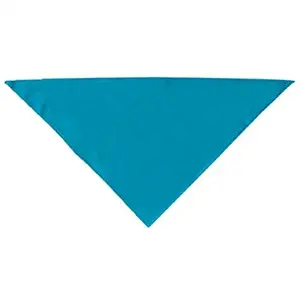 Mirage Pet Products Plain Bandana, Small, Turquoise