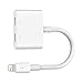 Price comparison product image Belkin Lightning Audio + Charge Rockstar (iPhone Lightning Audio Adapter/iPhone Charging Adapter for iPhone XS, XS Max, XR, X, 8/8 Plus and more)