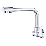 SADASD Grifo lavabo blanco Orificio único recipiente único color de alta calidad de Escritorio Inicio Decoración Baño Lavabo ?el grifo de agua fría y caliente) con la manguera