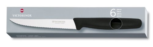 Victorinox Küchenbesteck 6-er Pack Steakmesser Spitz, 5.1233 - 2