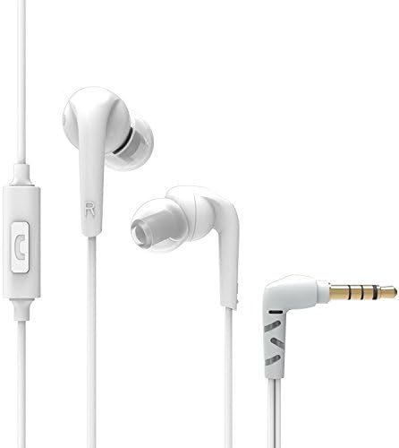 MEE audio EP-RX18P-WT-MEE Wired in Ear Earphones with Mic (White)