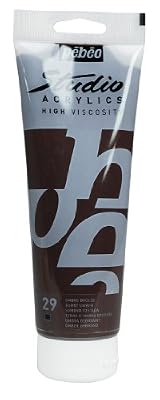 Pébéo 164029 Beaux-Arts Studio Acrylique 1 Tube Ombre Brulée 250 ml