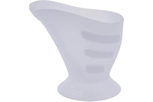 Hoppediz CamoCup Trinklernbecher geeignet für alle Babys zum Trinken lernen sowie Kinder und Erwachsene mit sensomotorischen Einschränkungen, Transparent, 1 Stück (1er Pack)