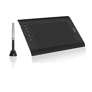 Huion H610Pro V2 Graphics Drawing Pen Tablet 8192 Pressure Sensitivity with Battery-Free Stylus Supports Windows&Mac OS?Android OS & Chromebook