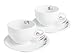 Produktbild Kahla 21D250A69109C Cappuccino-International-Set 4-teilig Cafe Sommelier Mon Plaisir