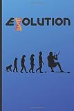  EVOLUTION: 6\" X 9\" LINED NOTEBOOK 120 Pgs. Notepad, KITESURFING Journal. KITE SURF PERFECT GIFT.