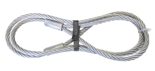 Preisvergleich Produktbild Kerbl Drahtseil mit 2 Schlaufen, 12mm / 2m, Tragkraft 1250 kg