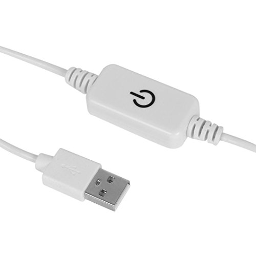 sunnymi Touch Schalter 60 LED Streifen Licht Gürtel/1M/USB Aufladung Dimmbar/Schrank Schrank Lampe/Energiesparend Und Umweltfreundlich (B)