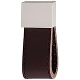 Amazon.de: HÄFELE Möbelknöpfe 105.94. Leder schwarz Sockel Edelstahl