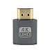 Produktbild Dailyinshop VGA HDMI Dummy Stecker Virtuelle Display Emulator Adapter DDC Edid Unterstützung 1920x1080 P Für Grafikkarte BTC Mining Miner (Farbe: Grau)