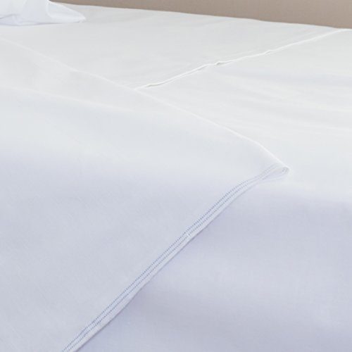 Luxurious Poly Cotton Hospital Quality Flat Sheet / Top Sheet in Single Bed Size