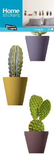 Preisvergleich Produktbild Unbekannt Nouvelles Images host1940 Kaktus Wandaufkleber, Mini