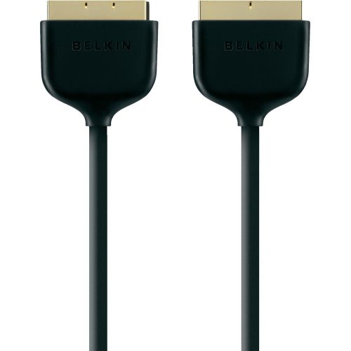 Preisvergleich Produktbild Belkin Scartkabel mit Goldkontakten, 2m, schwarz