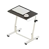 ● Mobiler Multifunktionstisch spart Platz und ist leicht zu bewegen. Anheben ohne Bewegung: Höhenbereich 62-82 cm einstellbar. Rollendesign: Die untere Rolle ist kratzfest, verschleißfest und leicht zu bewegen.