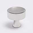 HOBKNOBS Solid Brass 32mm Salo Knob (Satin Nickel)..