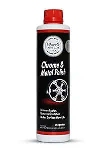 Wavex Chrome and Metal Polish 350gm for Chrome, Copper, Brass, Bronze, Gold, Nickel and Stainless Steel. All Metal Cleaner, Polisher and Protectant.Removes Oxidation and Discoloration.