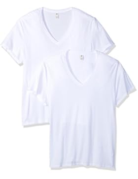 G-STAR RAW Herren T-Shirt Base Htr V T S/S 2-pack