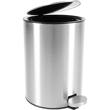 Cestino Per Bagno BADIONA In Acciaio Inox - 3L Con Chiusura Morbida E Pedale, Design Elegante - Foto 9