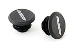 Fabricados en plastico MSC Bikes TAPON - Tapones para Manillar de Ciclismo, Color Negro