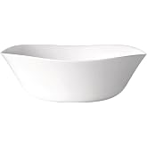 Bormioli Rocco 88001 Parma Opal Salad Bowl, Glass, White, 26 x 26 x 14 cm, 1 Piece