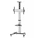 Produktbild Techly Floor Support Trolley for Plasma 37-70 with Shelf ICA-TR15 Wagen f. LCD LED TV 37"-70" mit Kameraablage, Silber