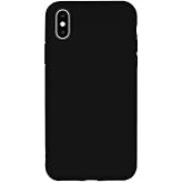 Lavderuar iPhone X-XS ile Uyumlu İ&ccedil;i Kadife Lansman Silikon Kılıf &ndash; Kamera Korumalı, Darbe Emici, Premium Yumuşak Kapak Siyah